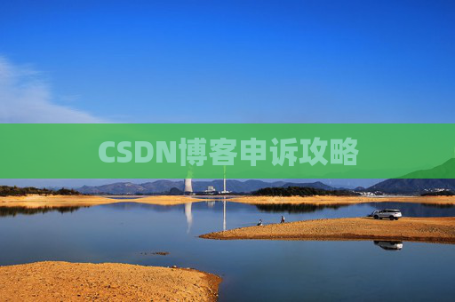 CSDN博客申诉攻略